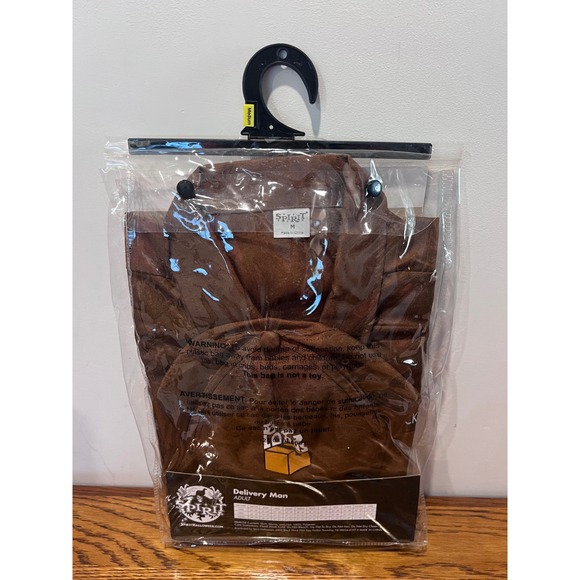 Spirit Halloween‎ Delivery Man Costume Adult Medium Shirt Shorts Hat - Picture 5 of 6